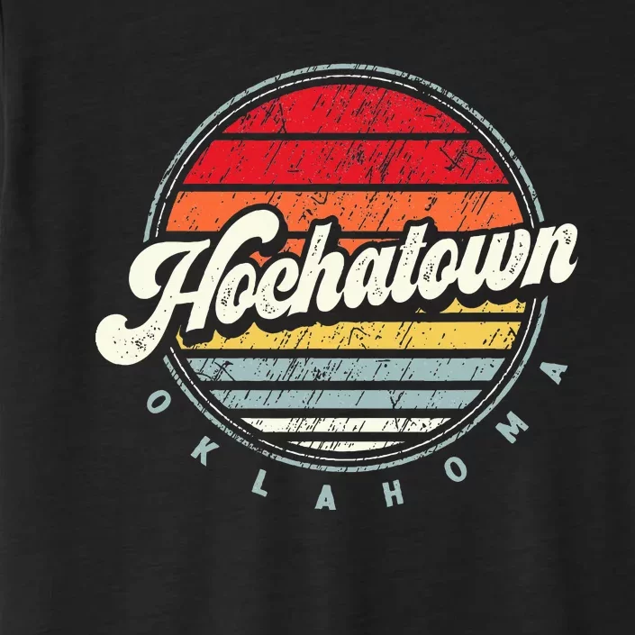 Retro Hochatown Home State Cool 70s Style Sunset ChromaSoft Performance T-Shirt