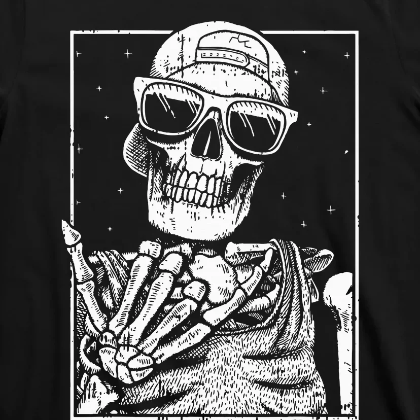 Rock Hand Halloween Costume Spooky Music Lover Attire T-Shirt