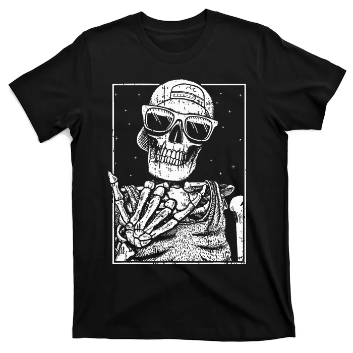 Rock Hand Halloween Costume Spooky Music Lover Attire T-Shirt