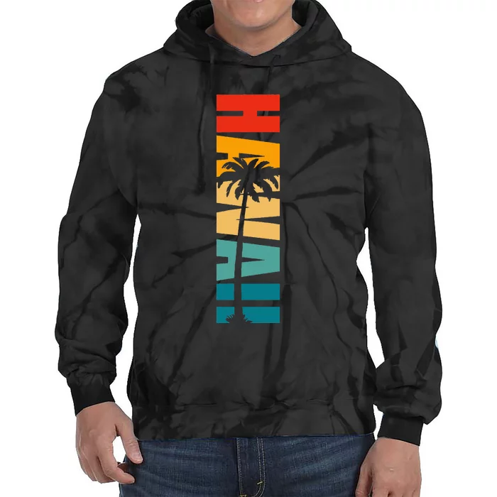 Retro Hawaii Hawaiian Tie Dye Hoodie