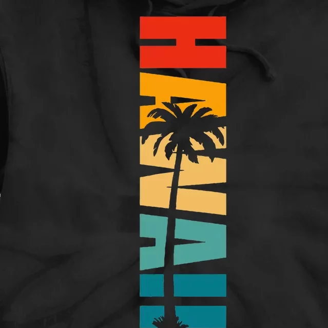 Retro Hawaii Hawaiian Tie Dye Hoodie