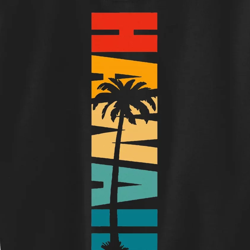 Retro Hawaii Hawaiian Kids Sweatshirt