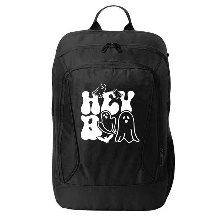 Retro Halloween Hey Boo Cool Gift City Backpack