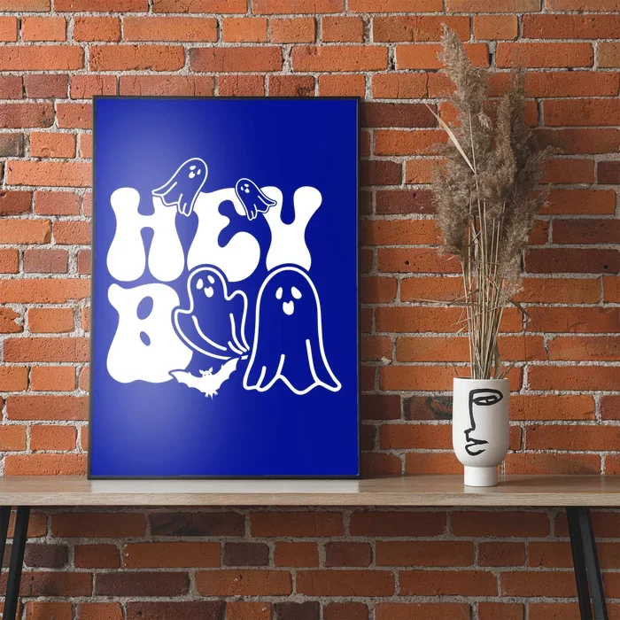 Retro Halloween Hey Boo Cool Gift Poster