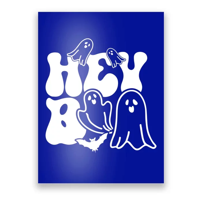 Retro Halloween Hey Boo Cool Gift Poster