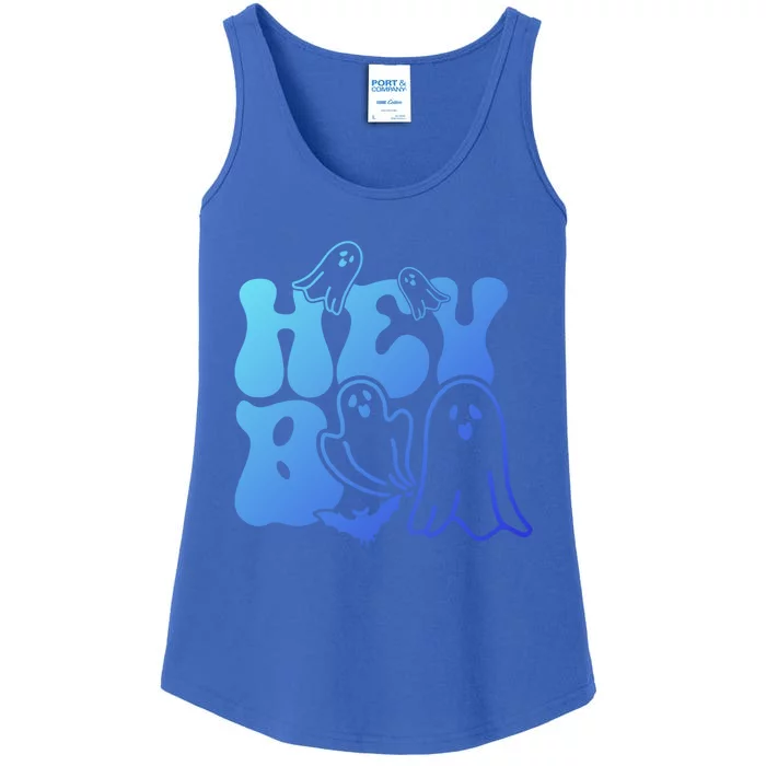 Retro Halloween Hey Boo Cool Gift Ladies Essential Tank