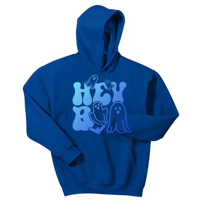 Retro Halloween Hey Boo Cool Gift Kids Hoodie