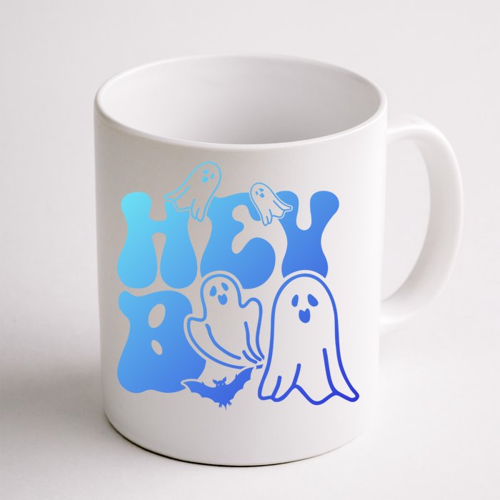 Retro Halloween Hey Boo Cool Gift Front & Back Coffee Mug