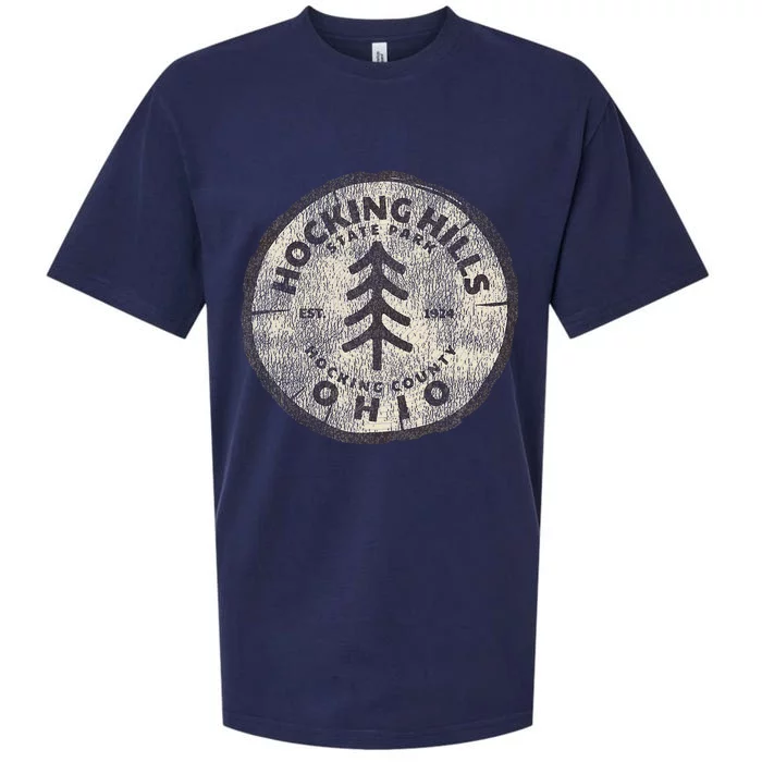 Retro Hocking Hills State Park Souvenir Sueded Cloud Jersey T-Shirt