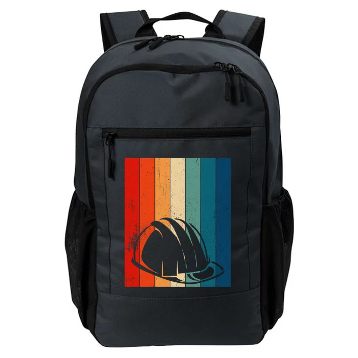 Retro Hard Hat Construction Worker Gift Daily Commute Backpack