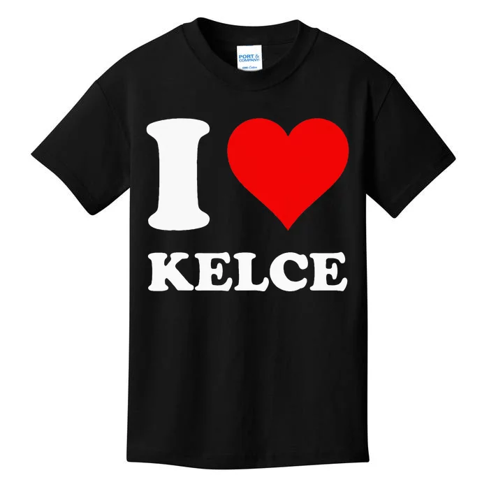 Red Heart I Love K.E.L.C.E Kids T-Shirt