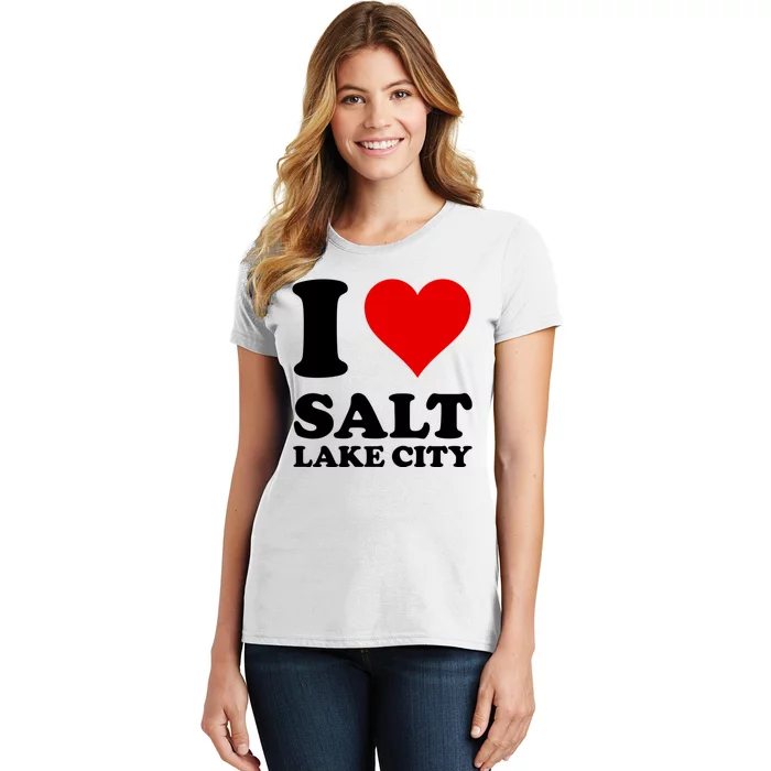 Red Heart I Love Salt Lake City Women's T-Shirt