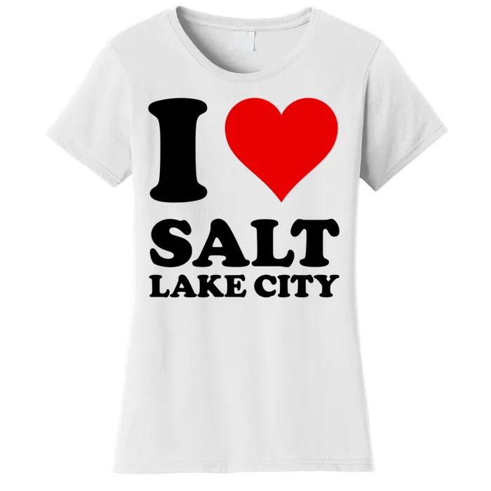 Red Heart I Love Salt Lake City Women's T-Shirt