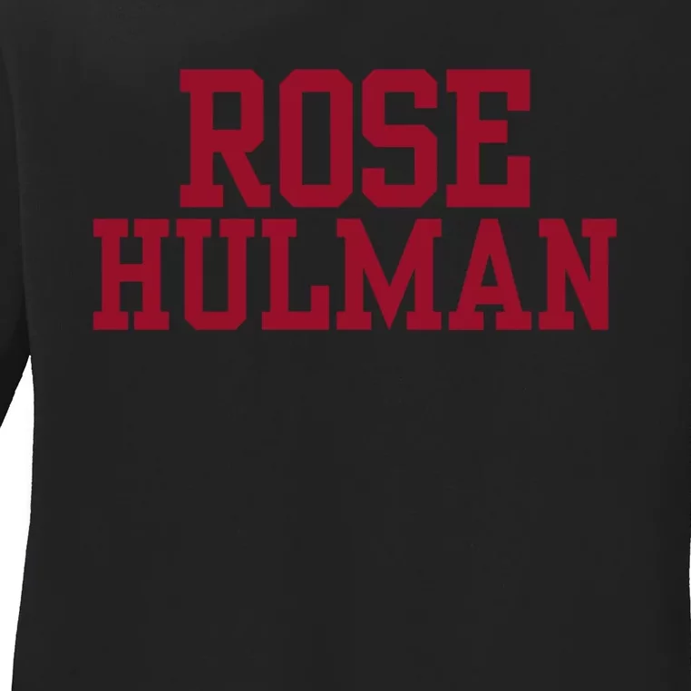 Rose Hulman Institute Of Technology Ladies Long Sleeve Shirt