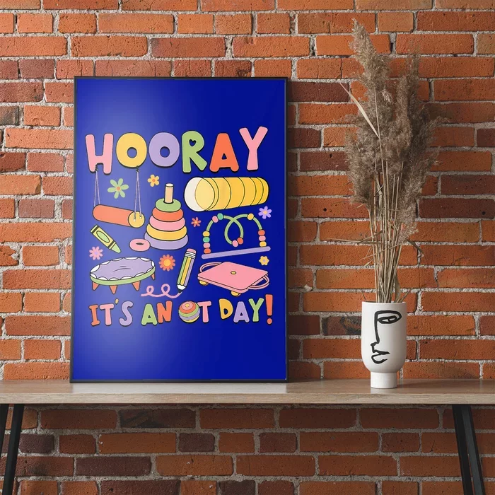 Retro Hooray It’s An OT Day Occupational Therapy Pediatric Poster