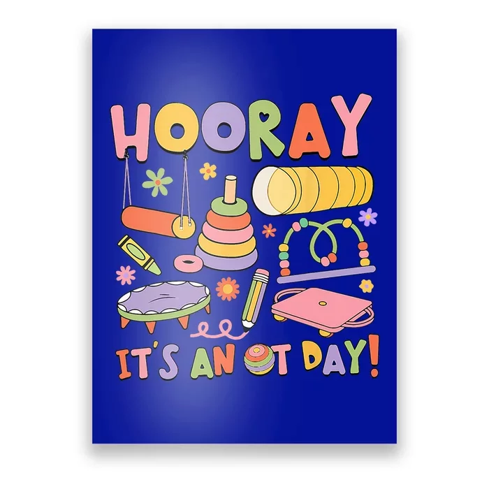 Retro Hooray It’s An OT Day Occupational Therapy Pediatric Poster