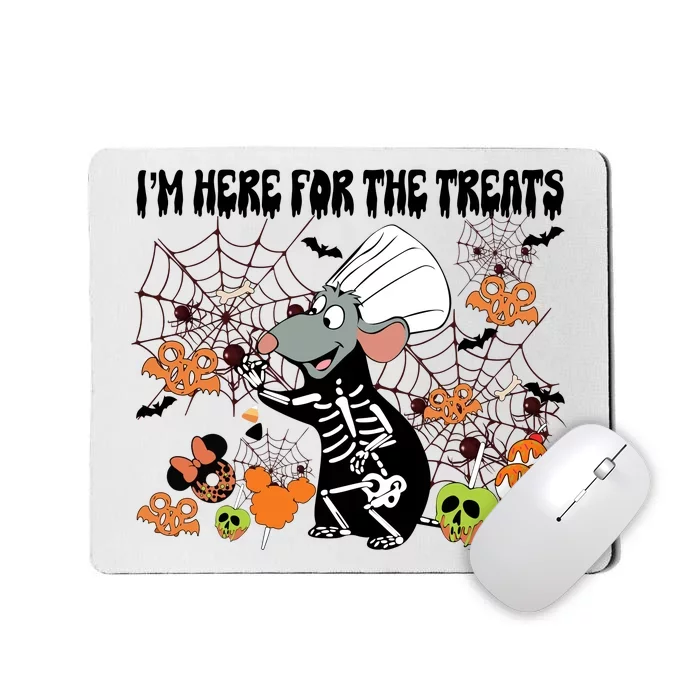 Remy Halloween Im Here For The Treats Snacks Halloween Little Mousepad