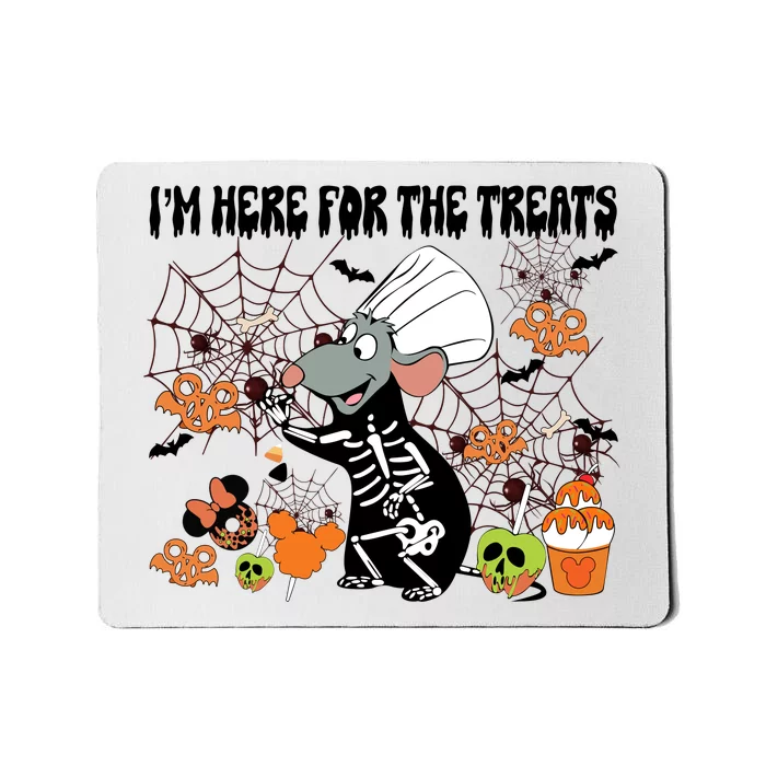 Remy Halloween Im Here For The Treats Snacks Halloween Little Mousepad