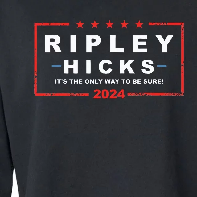 Ripley Hicks ItS The Only Way To Be Sure! 2024 Apparel Cropped Pullover Crew