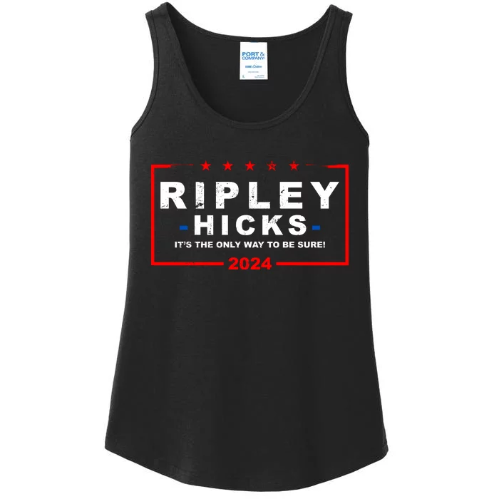 Ripley Hicks It's The Only Way To Be Sure 2024 Ladies Essential Tank