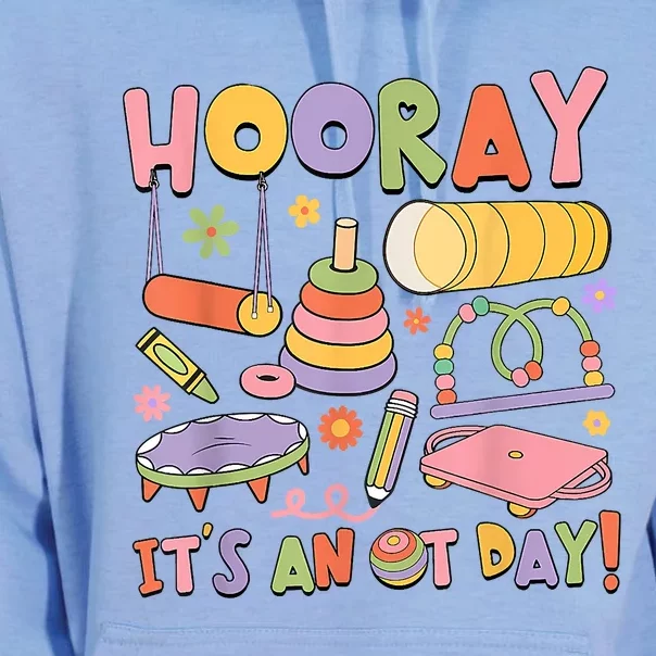 Retro Hooray It’s An OT Day Occupational Therapy Pediatric Unisex Surf Hoodie