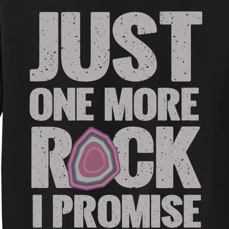 Rock Hounding Just One More Rock I Promise Geologist Sweatshirt