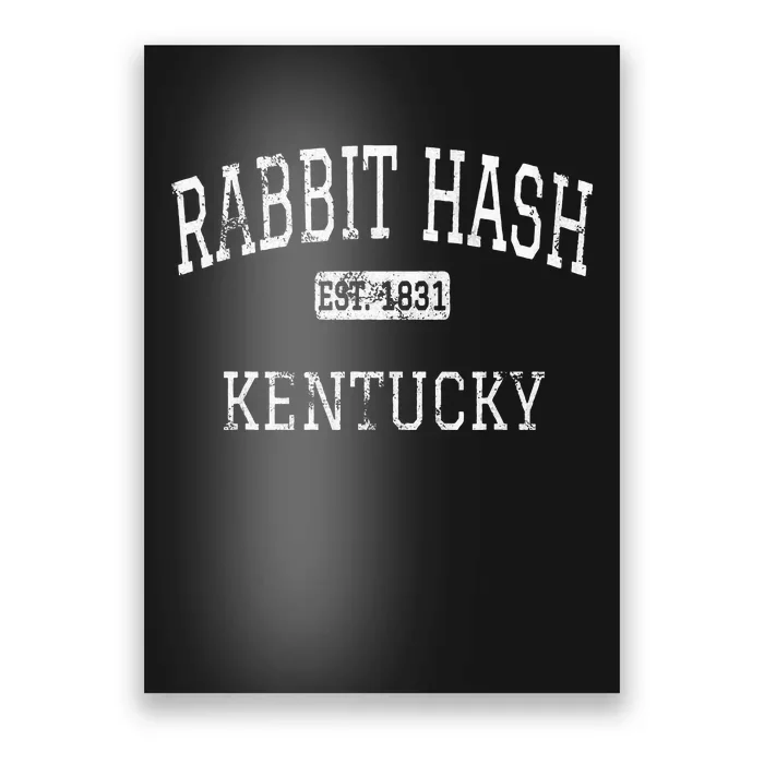 Rabbit Hash Kentucky Ky Vintage Poster