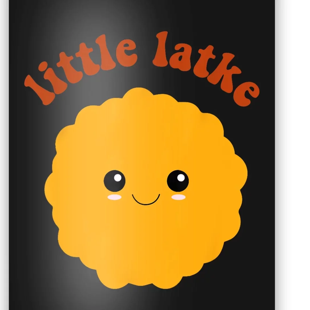 Retro Hanukkah Little Latke Baby Happy Hanukkah Pajamas Poster