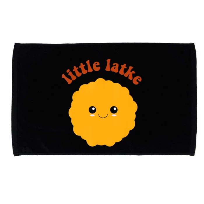 Retro Hanukkah Little Latke Baby Happy Hanukkah Pajamas Microfiber Hand Towel