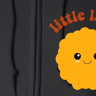 Retro Hanukkah Little Latke Baby Happy Hanukkah Pajamas Full Zip Hoodie