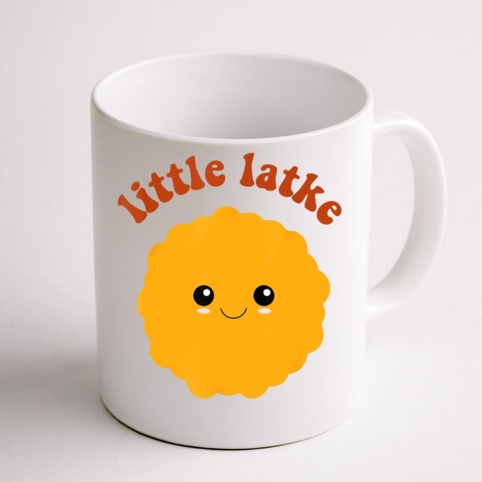 Retro Hanukkah Little Latke Baby Happy Hanukkah Pajamas Front & Back Coffee Mug