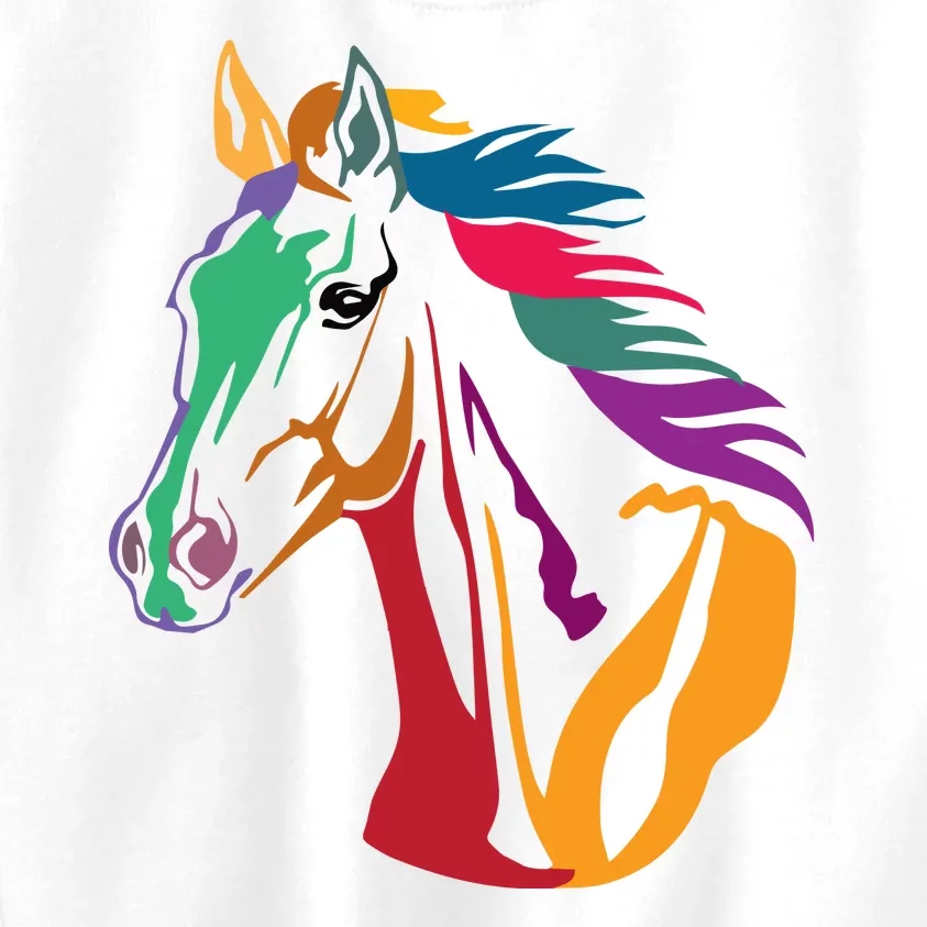 Rainbow Horse Lover Cute Kids Sweatshirt