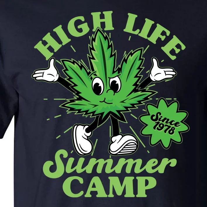 Retro High Life Summer Camp Since 1978 Tall T-Shirt