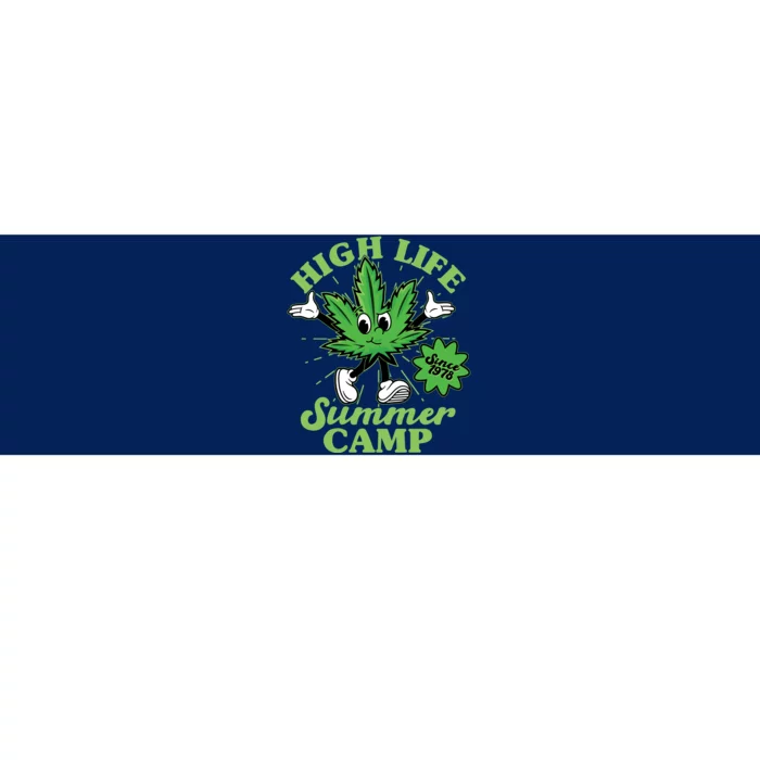 Retro High Life Summer Camp Since 1978 Bumper Sticker