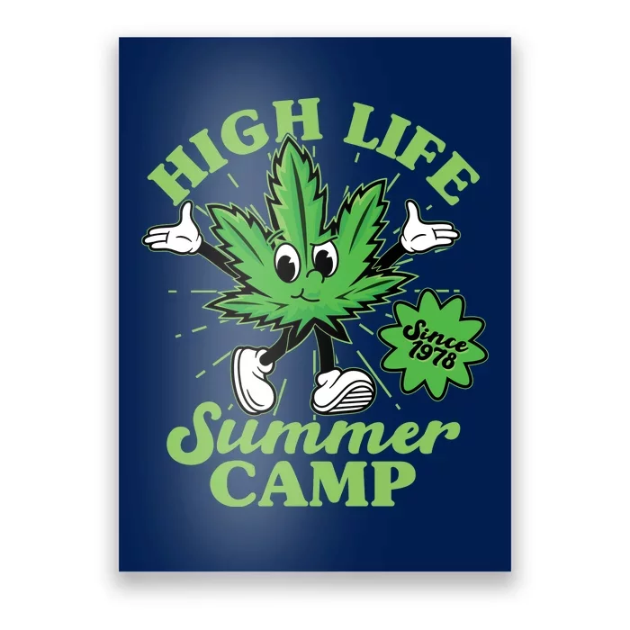 Retro High Life Summer Camp Since 1978 Poster