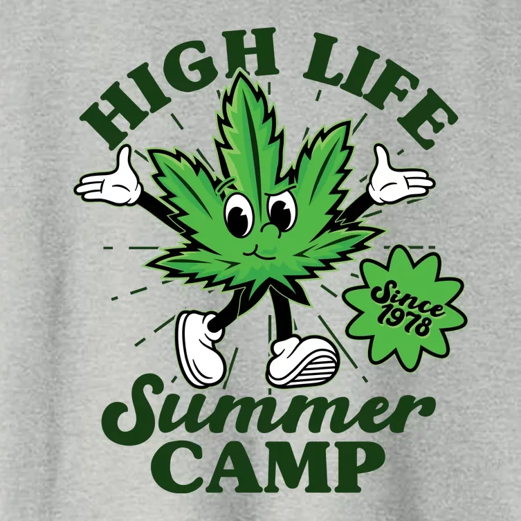 Retro High Life Summer Camp Since 1978 Women's Crop Top Tee