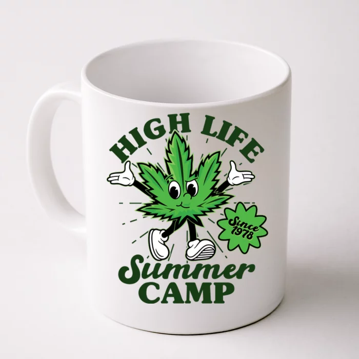 Retro High Life Summer Camp Since 1978 Front & Back Coffee Mug