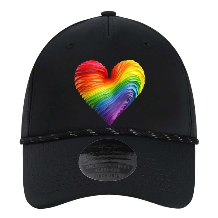 Rainbow Heart Lgbtq Flag Pride Parade Love Is Love Wins Gift Performance The Dyno Cap