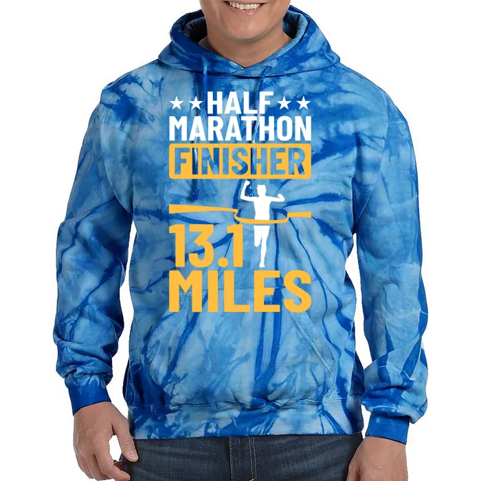 Running Half Marathon Finisher Half Marathoner Half Marathon Gift Tie Dye Hoodie