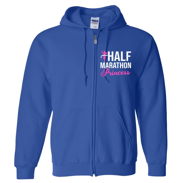 Running Half Marathoner Half Marathon Runner Half Marathon Gift Full Zip Hoodie