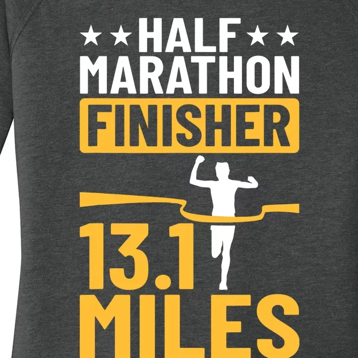 Running Half Marathon Finisher Half Marathoner Half Marathon Women's Perfect Tri Tunic Long Sleeve Shirt