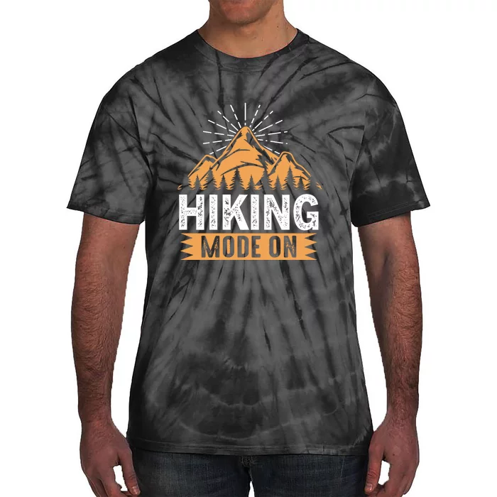 Retro Hiking Mode On Gift Tie-Dye T-Shirt