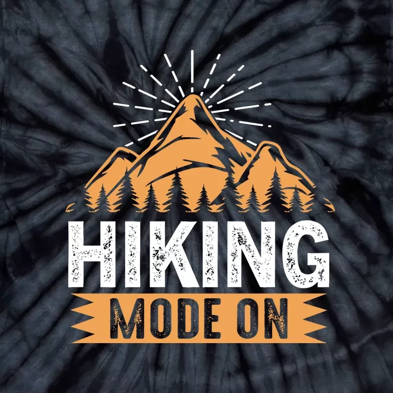 Retro Hiking Mode On Gift Tie-Dye T-Shirt