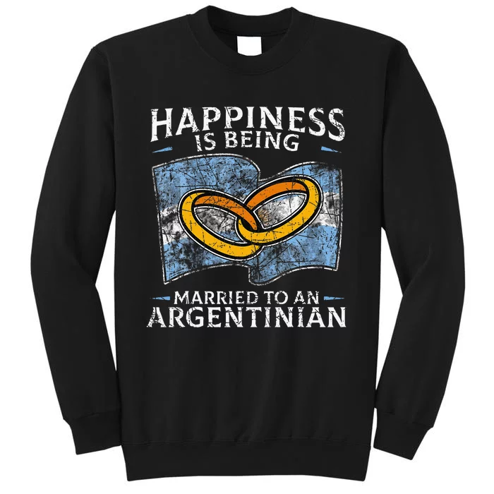 Roots Heritage Married Argentinian Marriage Argentina Tall Sweatshirt