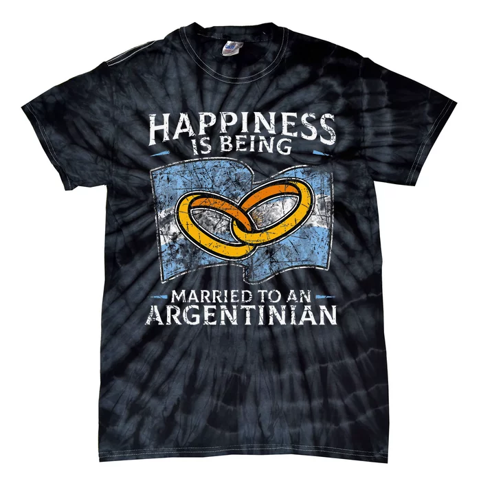 Roots Heritage Married Argentinian Marriage Argentina Tie-Dye T-Shirt