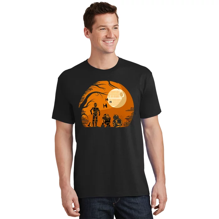 Robot Halloween Night Halloween Costum Scary Horror T-Shirt