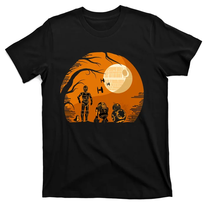 Robot Halloween Night Halloween Costum Scary Horror T-Shirt