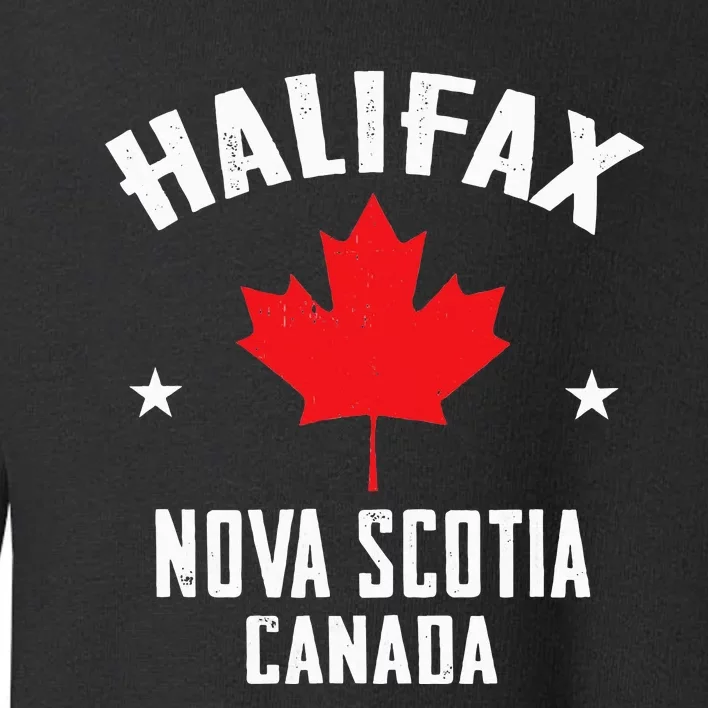 retro Halifax nova scotia canada flag Toddler Sweatshirt