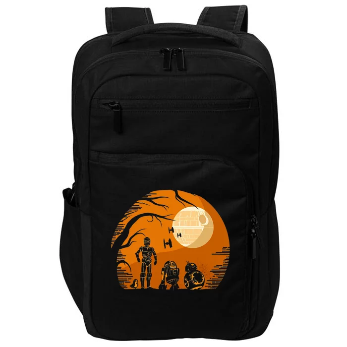 Robot Halloween Night Halloween Costum Scary Horror Impact Tech Backpack