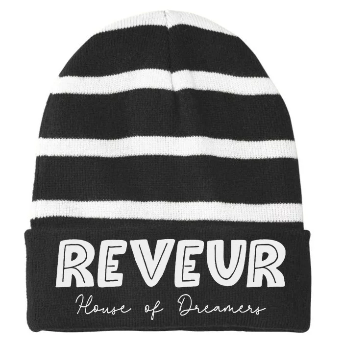 Reveur House Of Dreamers Rca Houses Dreamer School Spirit Striped Beanie with Solid Band